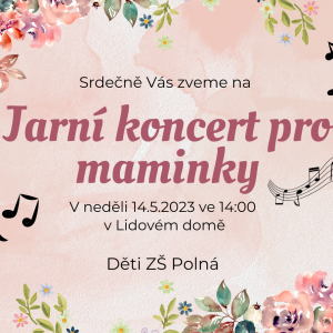 Jarní koncert pro maminky